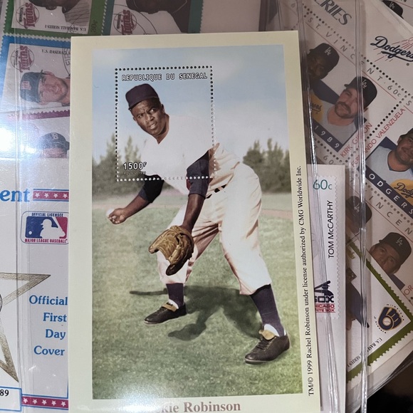 Jackie Robinson Art Vintage Jackie Robinson Stamp Poshmark
